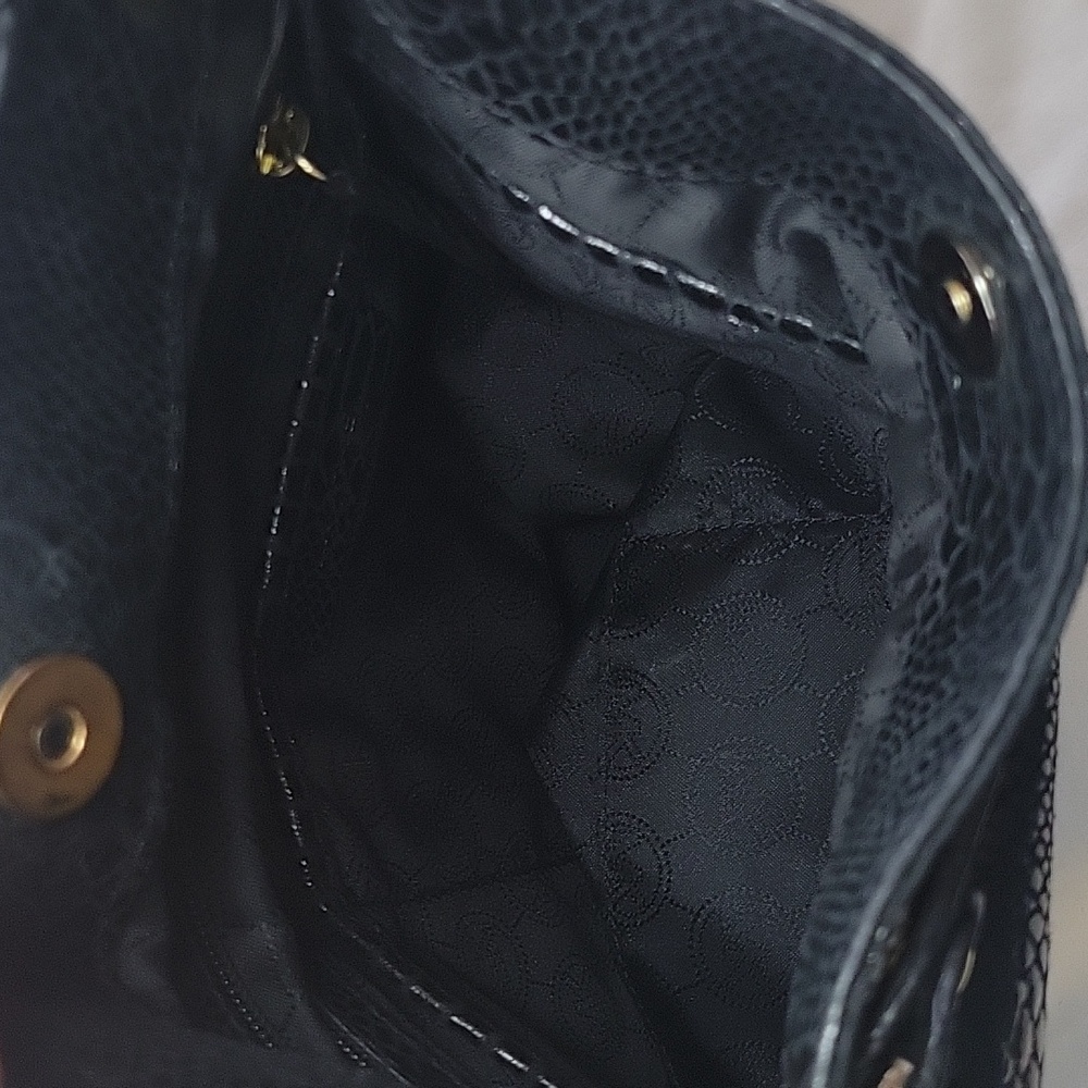 Michael Kors Black Python SM Bag - Picture 4 of 7